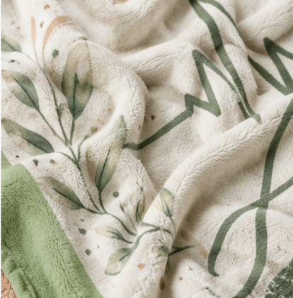 Saved With Amazing Grace Christian Velveteen Blanket
