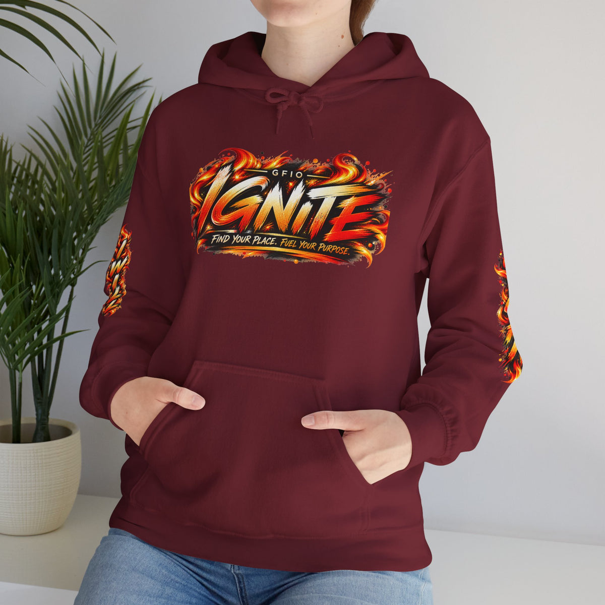 IGNITE | I Can. I Will. Unisex Graphic Hoodie