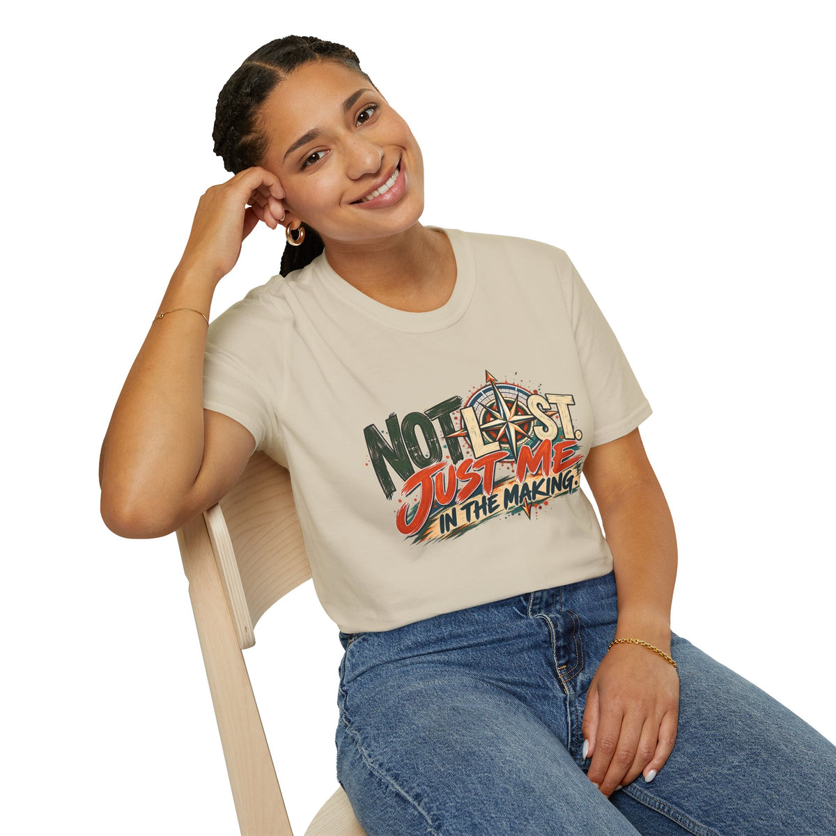 Not Lost, Just Me in the Making | Inspirational Unisex Graphic Tee
