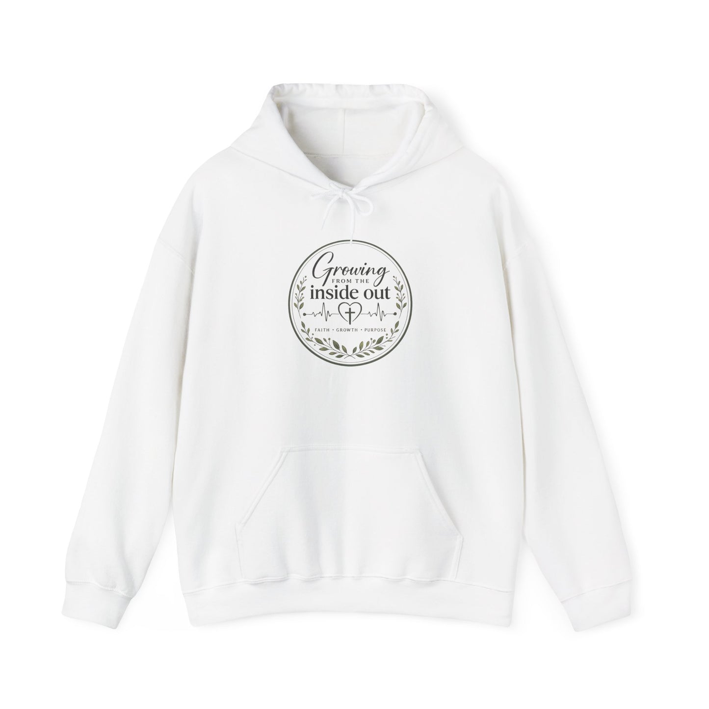 Growing From The Inside Out Hoodie | Christian Hoodie | Faith Inspired Sweatshirt | Botanical Apparel