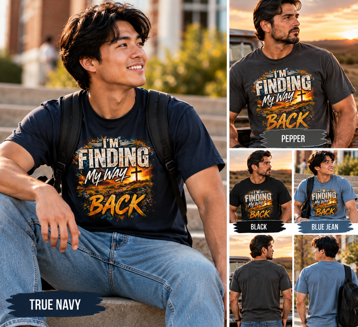 Finding My Way Back I Men's Christian Graphic Tee
