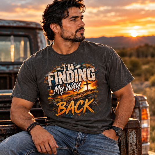 Finding My Way Back I Men's Christian Graphic Tee