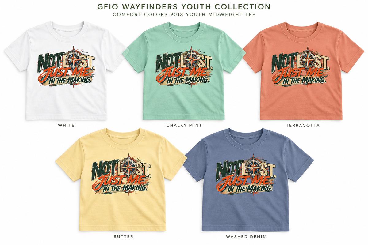 Not Lost, Just Me in the Making | Inspirational Youth Graphic Tee