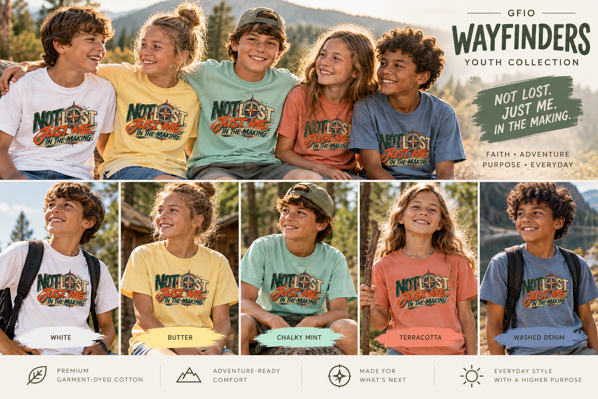 Not Lost, Just Me in the Making | Inspirational Youth Graphic Tee