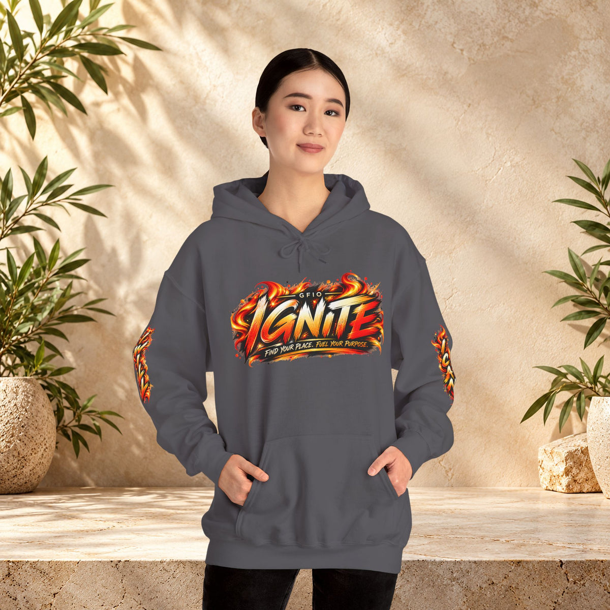 IGNITE | I Can. I Will. Unisex Graphic Hoodie