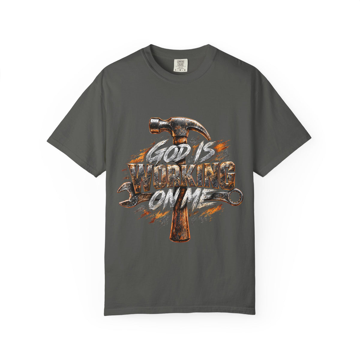 God Is Working On Me Men's Christian Graphic T-Shirt I GFIO