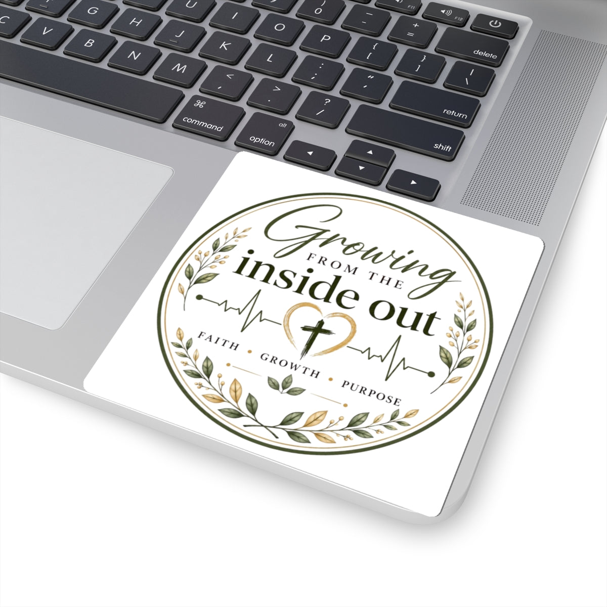 Growing From The Inside Out Logo Sticker