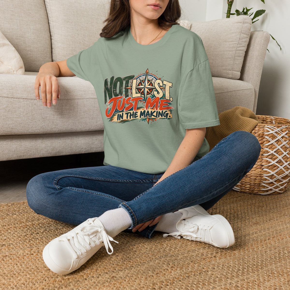 Not Lost, Just Me in the Making | Inspirational Unisex Graphic Tee