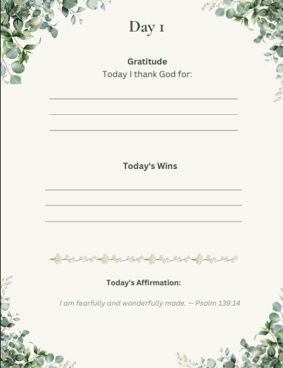 Botanical 30-Day Prayer & Reflection Journal