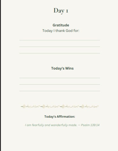 Minimalist 30-Day Prayer & Reflection Journal
