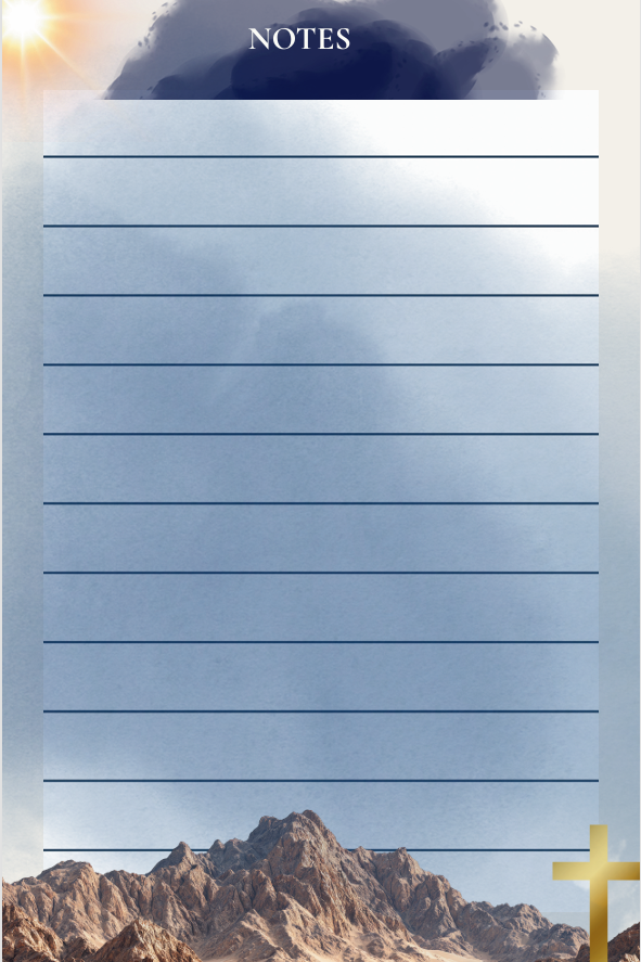 GFIO FORGE | MEN’S SERMON NOTES JOURNAL