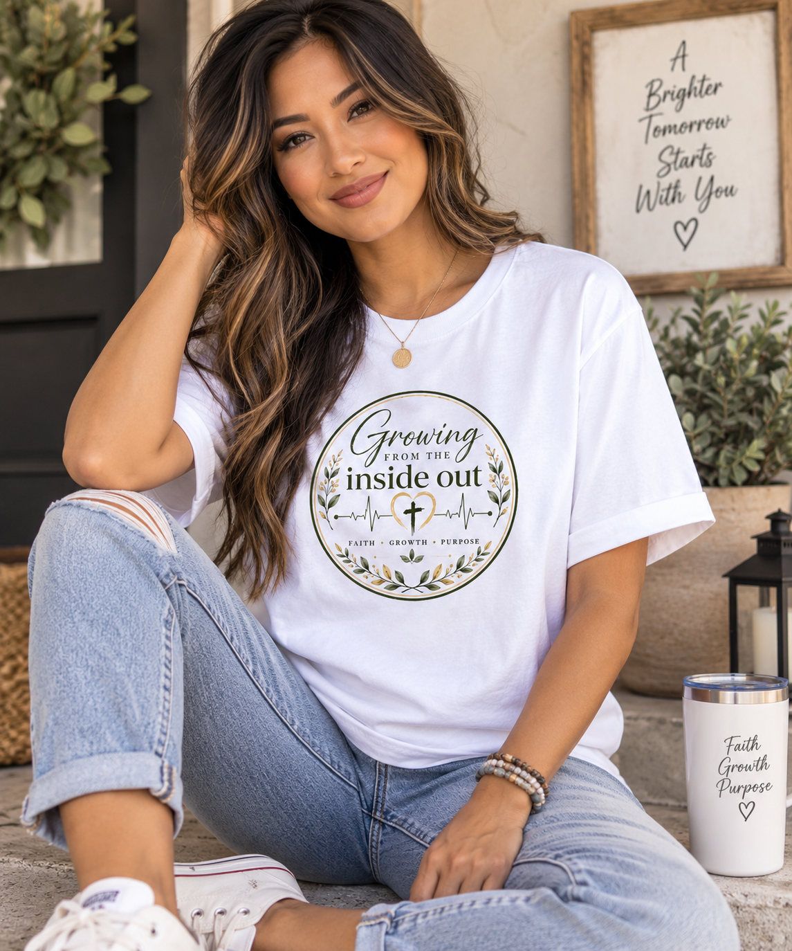Signature Unisex Growing From The Inside Out T-Shirt